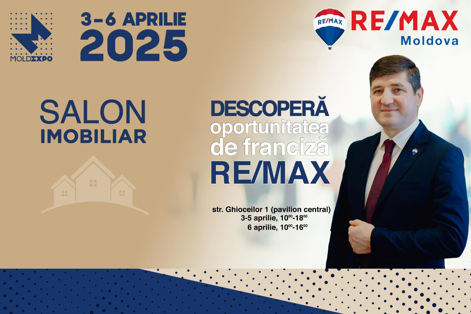 RE/MAX Moldova la CIE Moldexpo 3-6 aprilie 2025